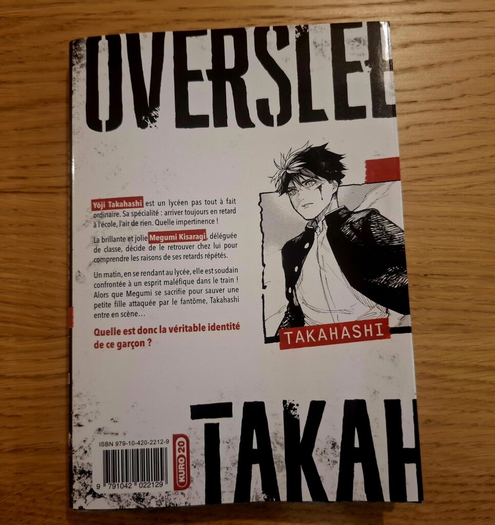 Quatrième de couverture du tome 1 de Oversleeping Takahashi