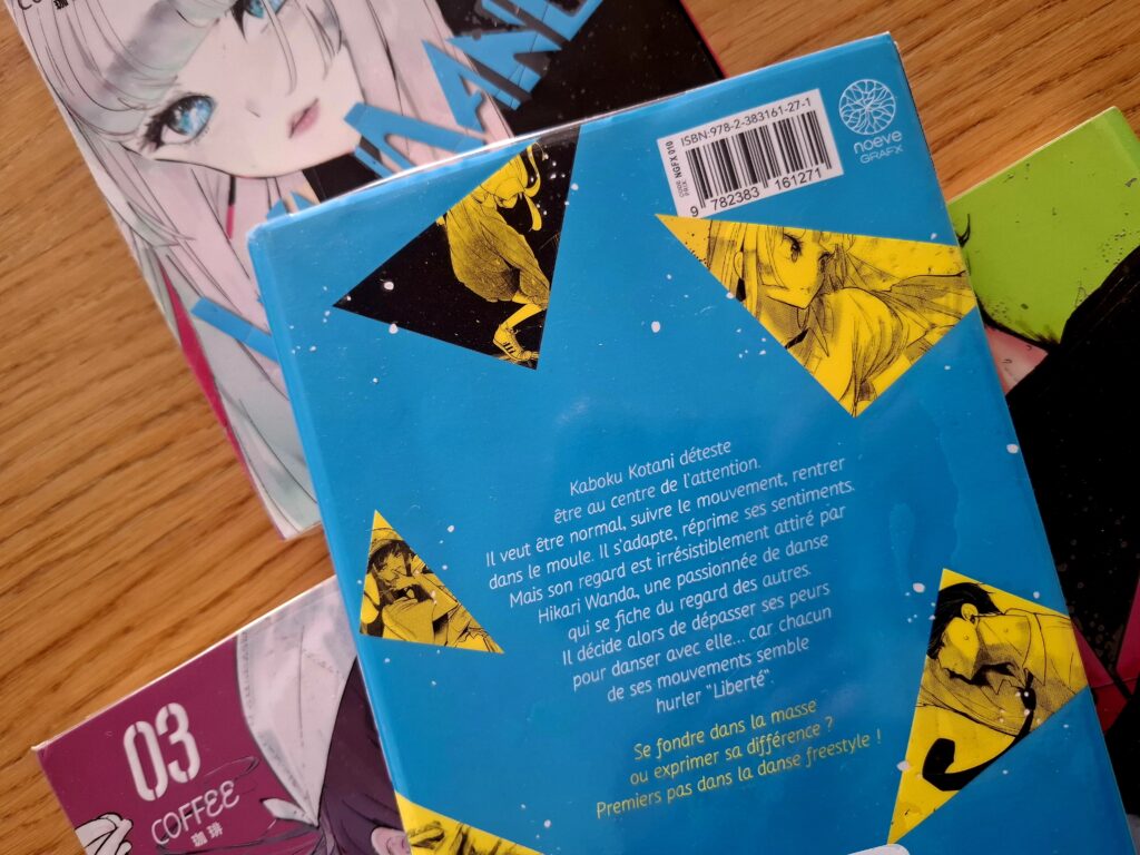 Quatrième de couverture du tome 1 de Wandance de Coffee